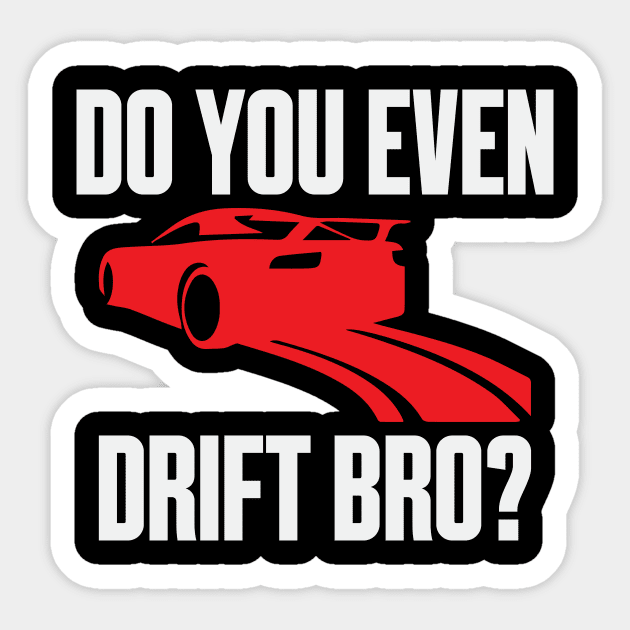 Drift Bro Cars Racing Eurobeat Race Drifting Vehicle Sticker by Mellowdellow